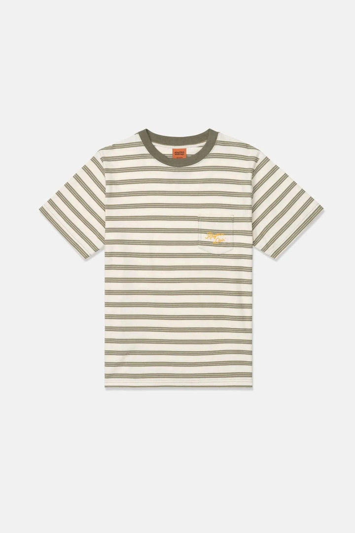 Rhythm Vintage Stripe T-Shirt Natural S 