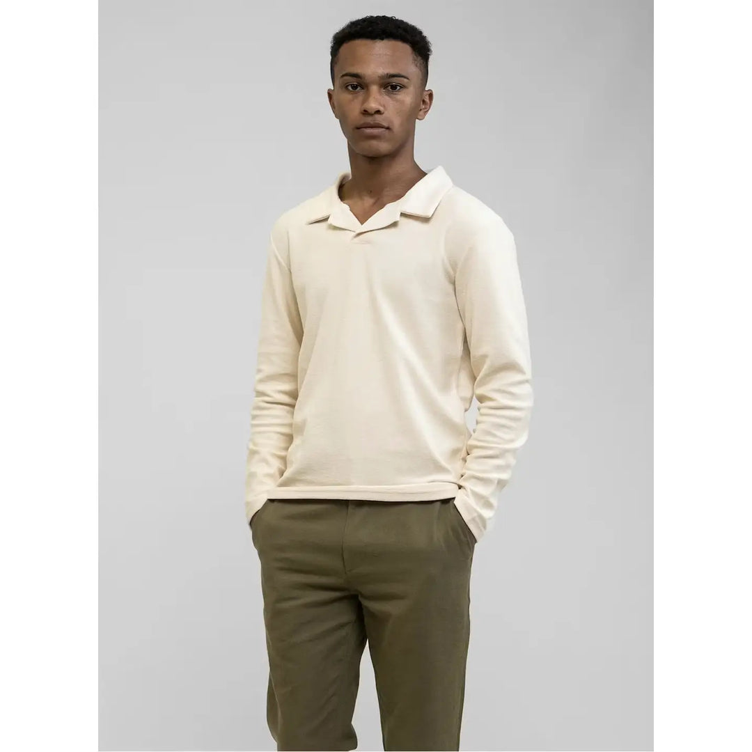 Rhythm Vintage Terry Long Sleeve Polo