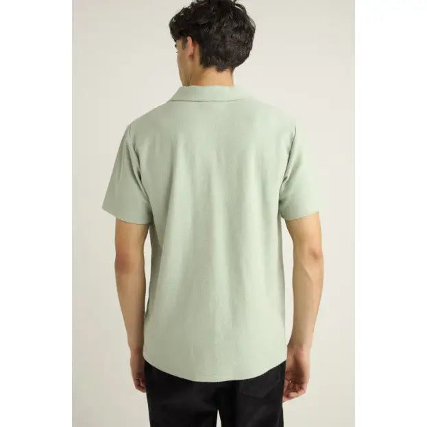 Rhythm Vintage Terry Polo - Sea Grass / S