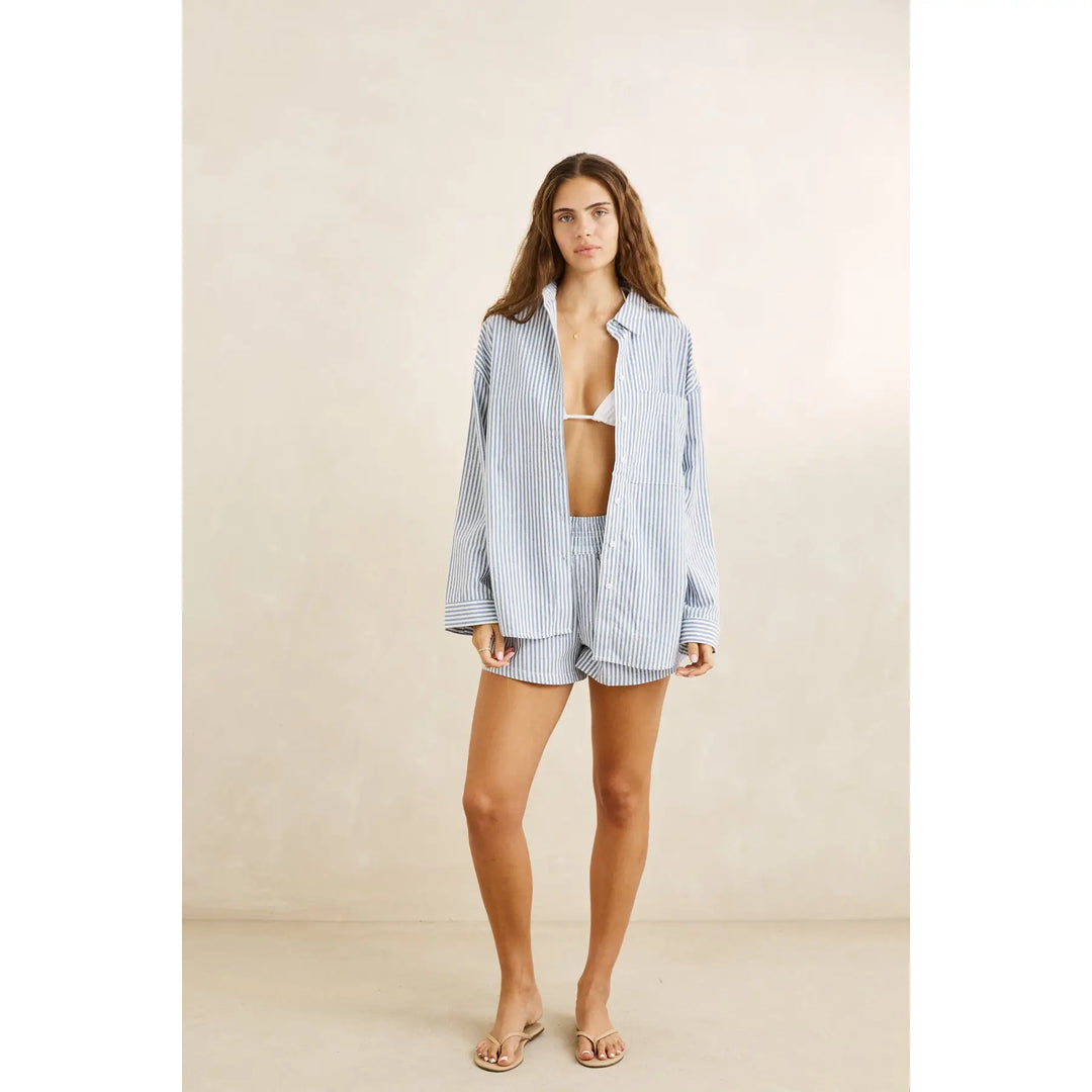 Rhythm Vista Stripe Beach Shorts