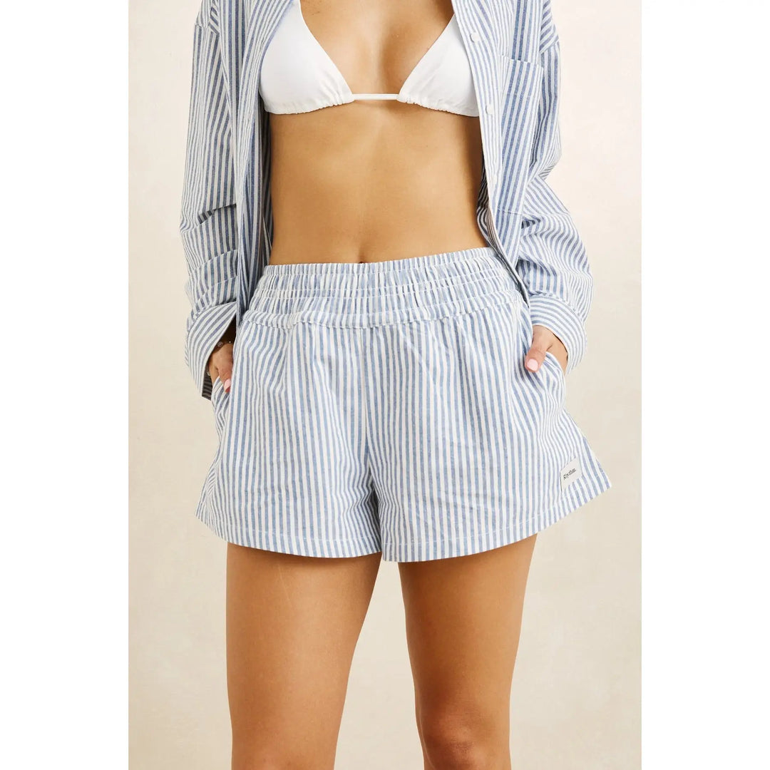Rhythm Vista Stripe Beach Shorts