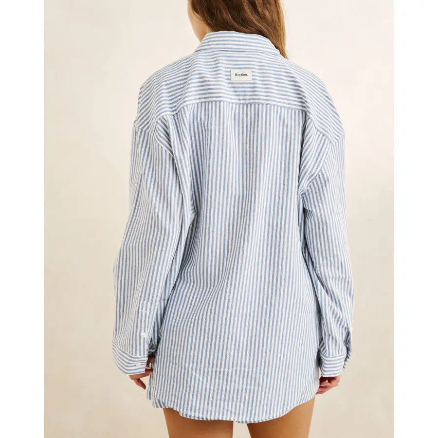 Rhythm Vista Stripe Oversized Shirt