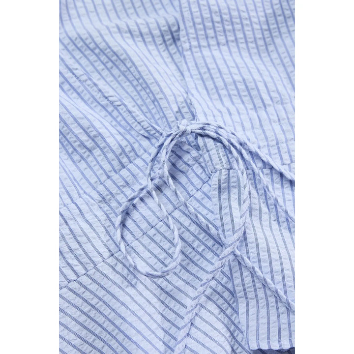 Rhythm Vista Stripe Tie Front Top