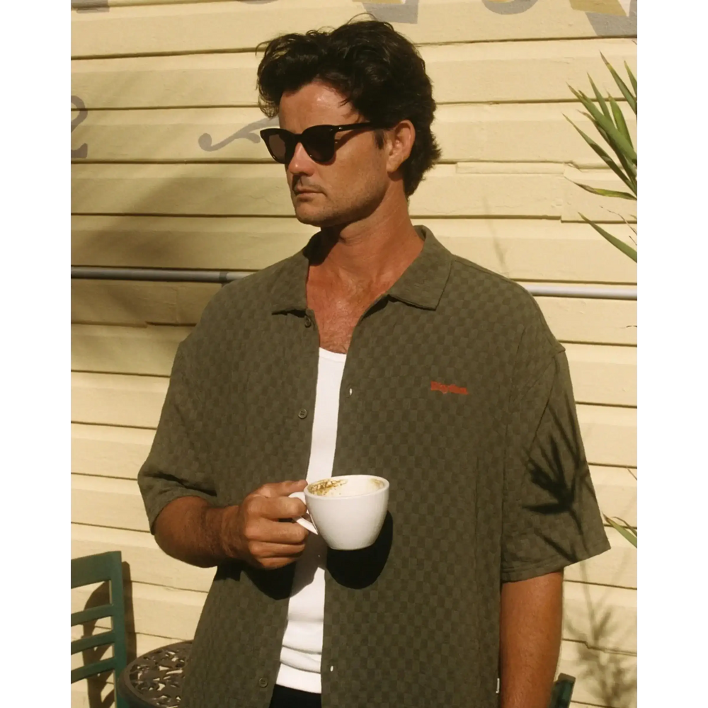 Rhythm Wash Check Relaxed Short Sleeve Shirt