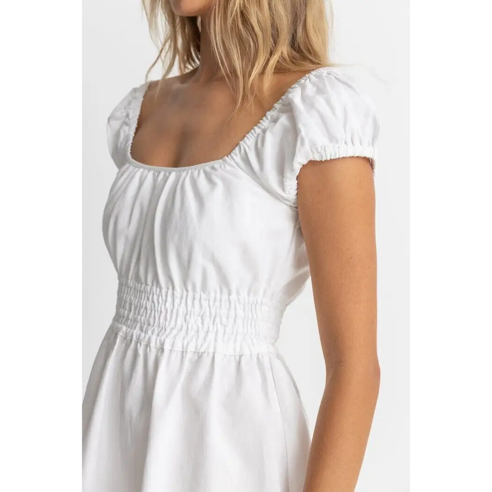 Rhythm Washed Out Cap Sleeve Mini Dress 