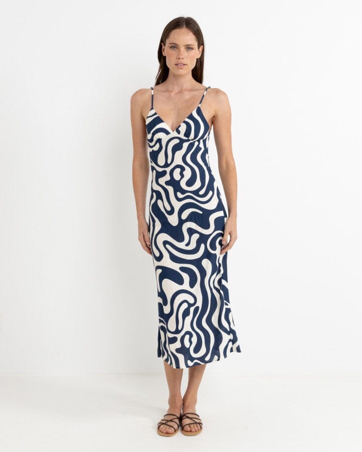 Rhythm Waverly Bias Cut Midi Dress 