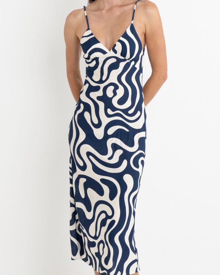 Rhythm Waverly Bias Cut Midi Dress 