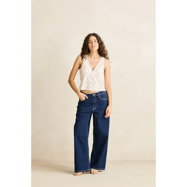 Rhythm Zali Boyfriend Jeans - Indigo