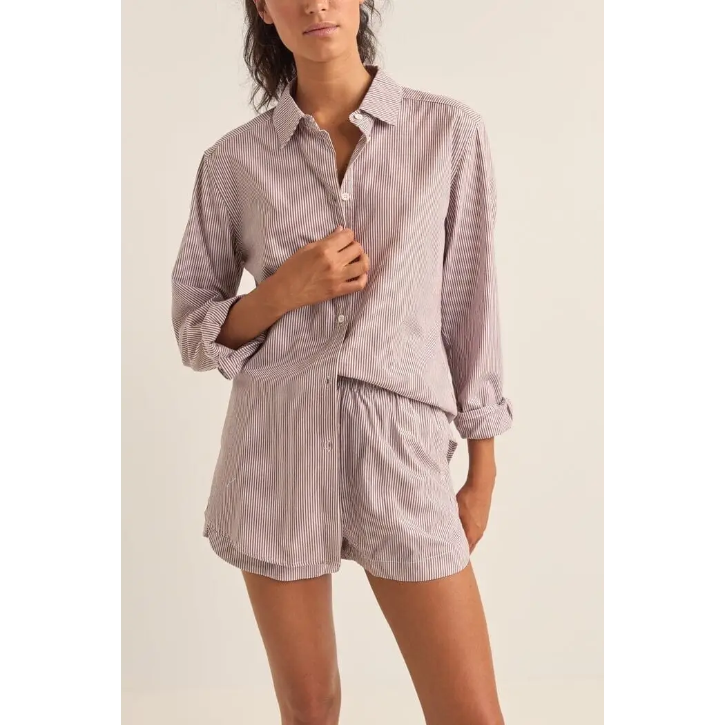 Rhythm Zephyr Stripe Beach Shirt 