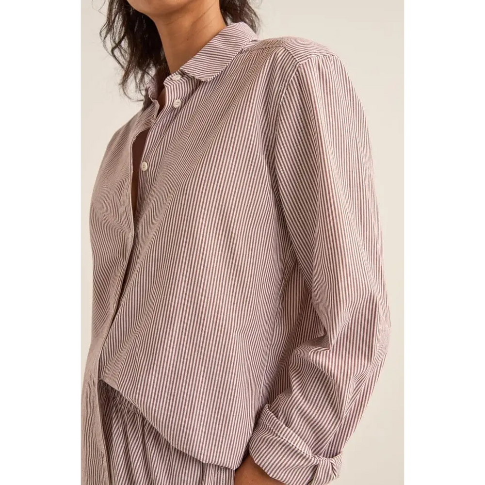 Rhythm Zephyr Stripe Beach Shirt 