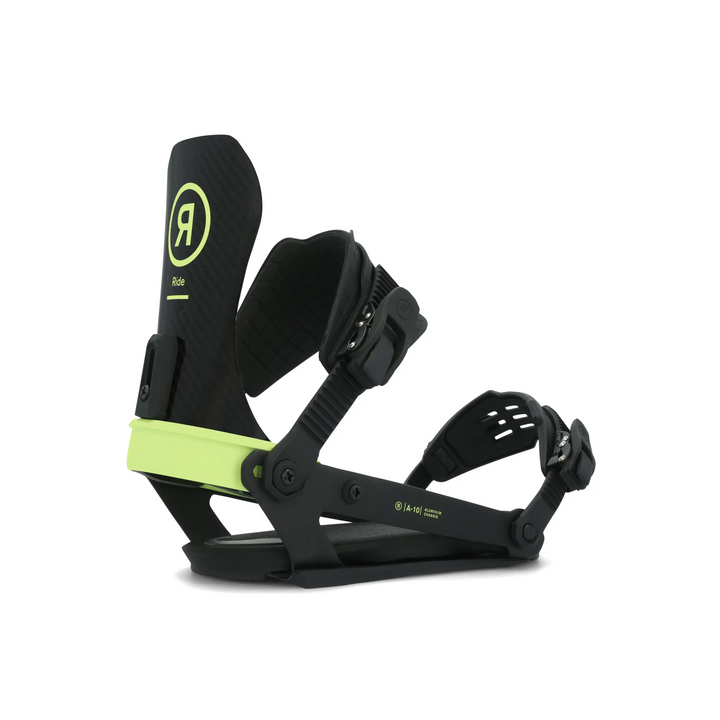 Ride A-10 Snowboard Bindings 2024 Lime M 