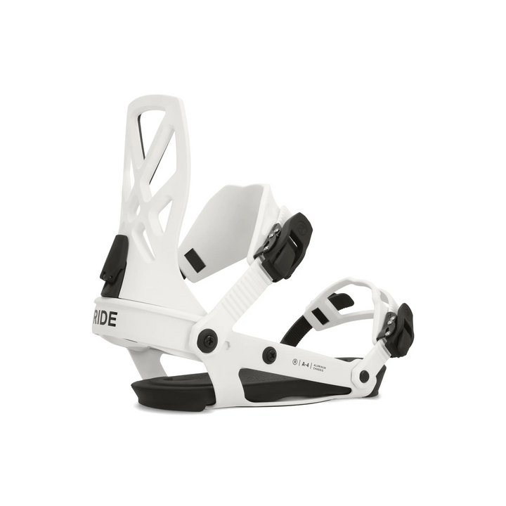 Ride A-4 Snowboard Bindings 2024 White M 