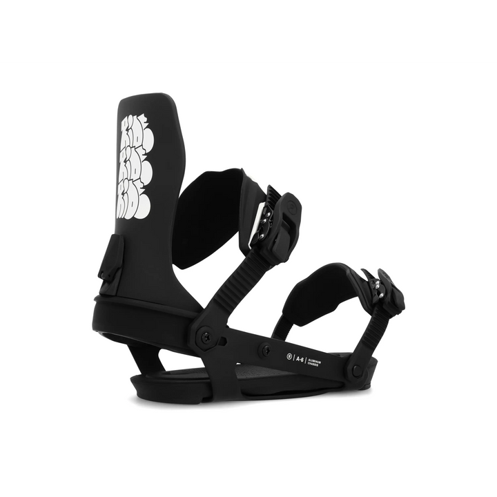 Ride A-6 Snowboard Bindings 2024 Black M 