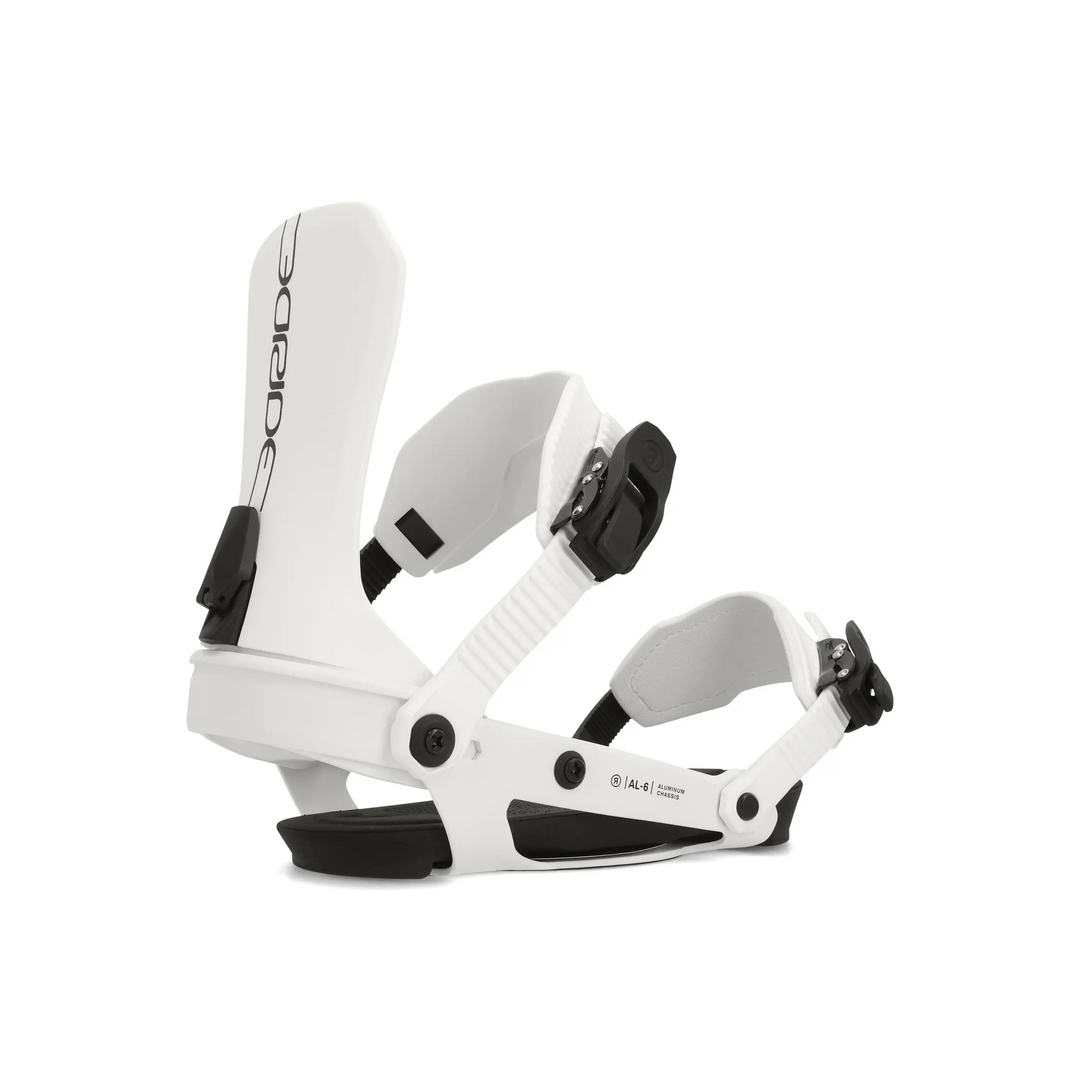Ride AL-6 Snowboard Bindings 2024 White S 
