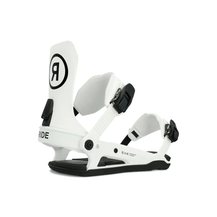 Ride C-9 Snowboard Binding 2024 White M 