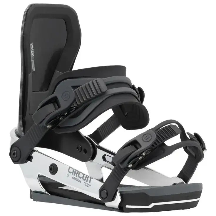 Ride Circuit Carbon Snowboard Bindings 2027 - Chrome / M