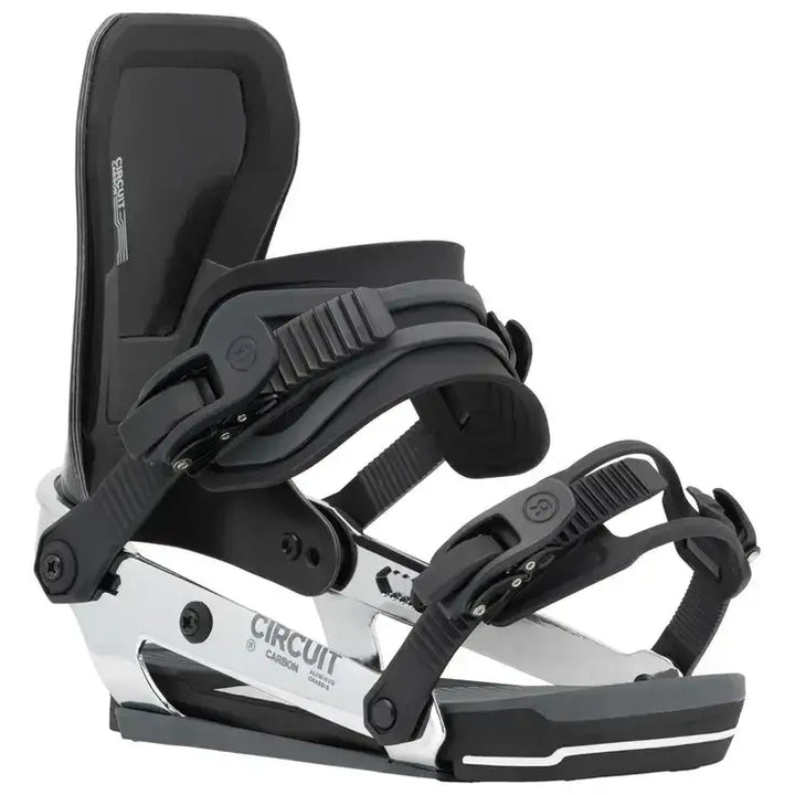 Ride Circuit Carbon Snowboard Bindings 2027 - Chrome / M