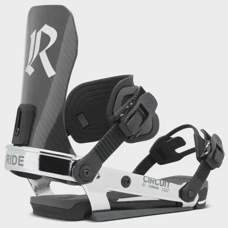 Ride Circuit Carbon Snowboard Bindings 2027 - Chrome / M