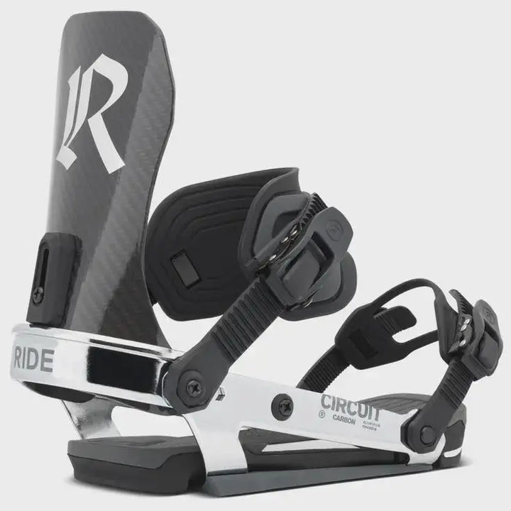 Ride Circuit Carbon Snowboard Bindings 2027 - Chrome / M