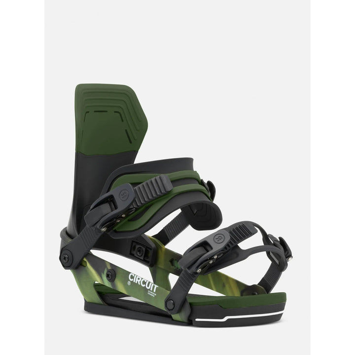 Ride Circuit Snowboard Bindings 2027 - Swamp Camo / M