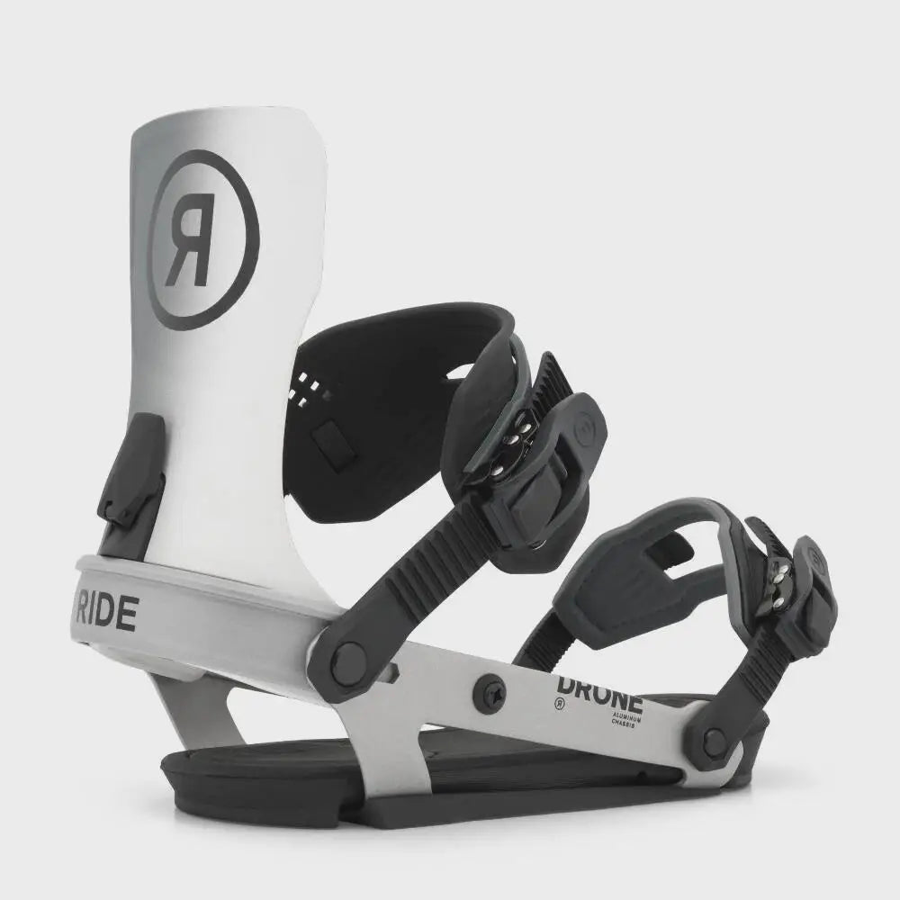 Ride Drone Womens Snowboard Bindings 2027 - Silver / M