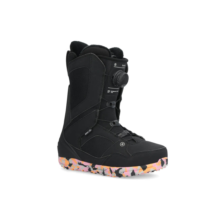 Ride Sage Womens Snowboard Boots 2025 Black 6 