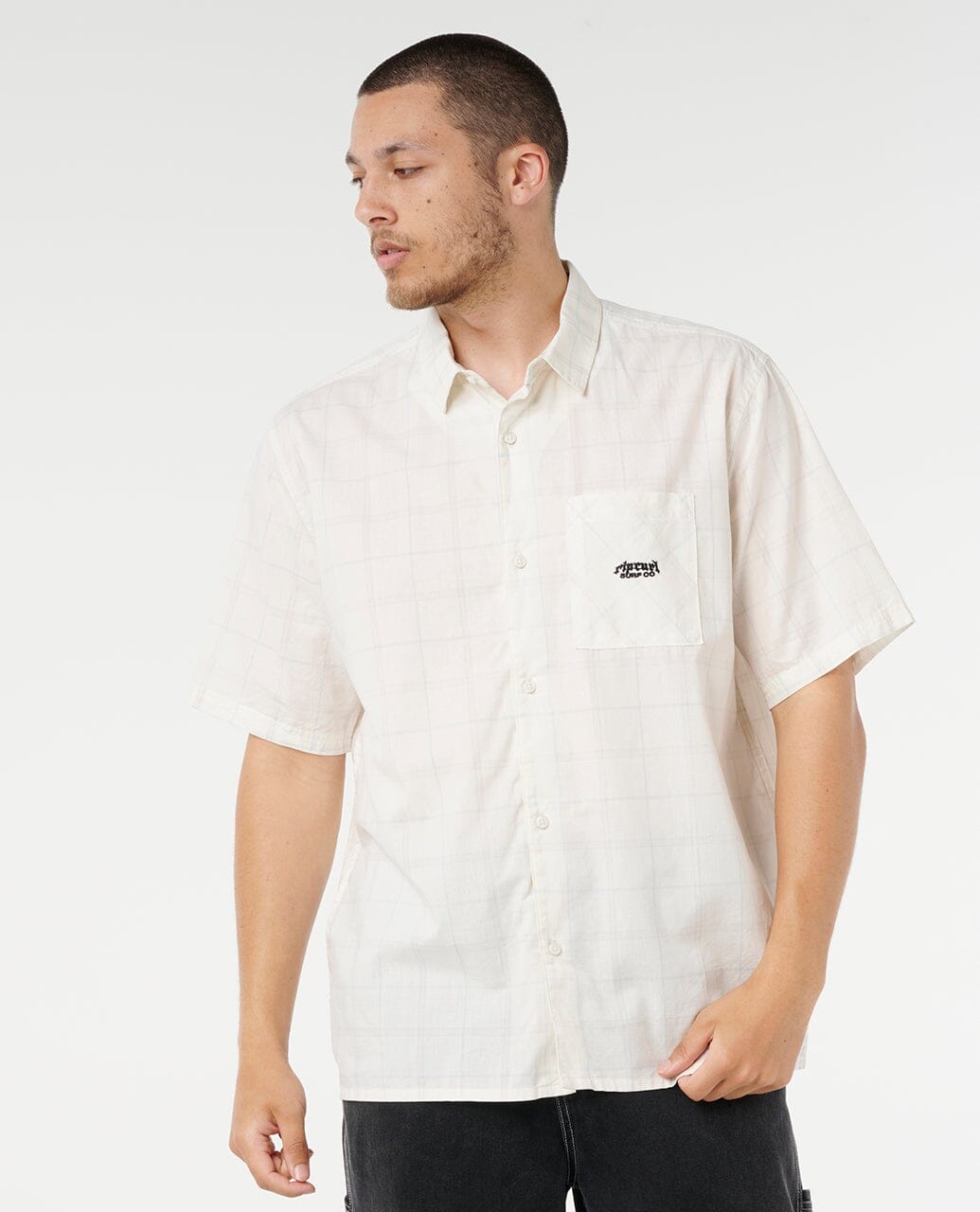 Rip Curl Archive Court Shirt White S 