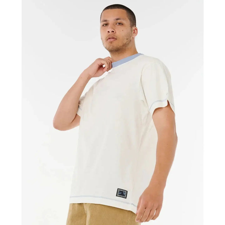 Rip Curl Artist of the Search Ty Williams Ringer T-Shirt Bone S 