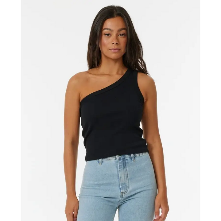 Rip Curl Asymmetrical Ribbed Tank 