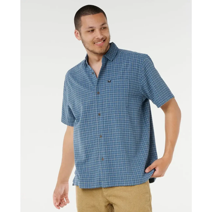 Rip Curl Classic Surf Check Shirt Bluefin S 
