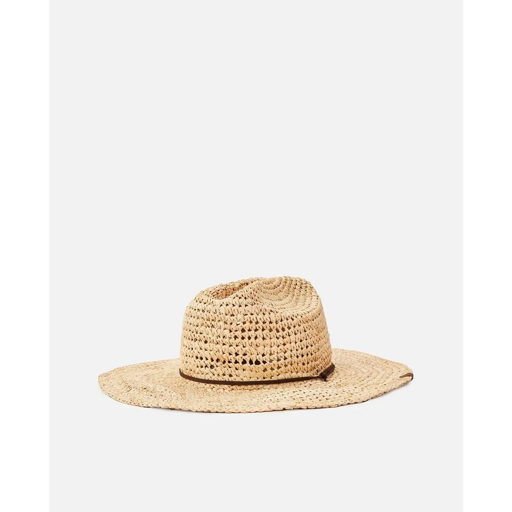 Rip Curl Crushable Straw Cowgirl Hat 
