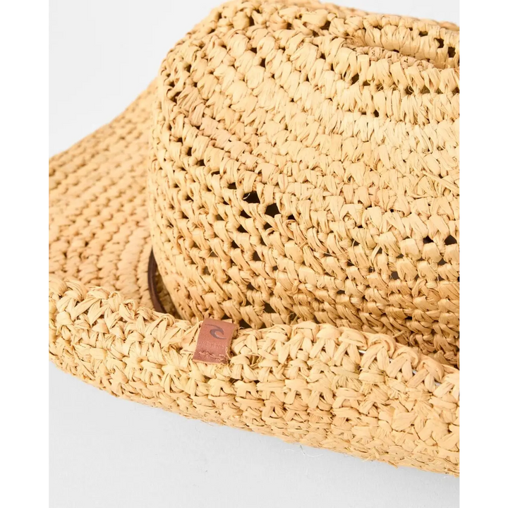 Rip Curl Crushable Straw Cowgirl Hat 