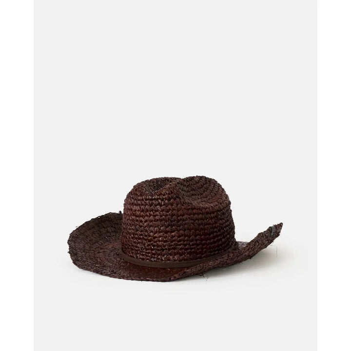Rip Curl Crushable Straw Cowgirl Hat