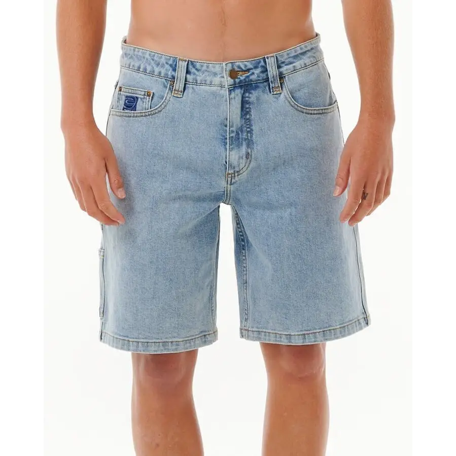 Rip Curl Dosed 20" Denim Walkshorts Washed Blue 34 