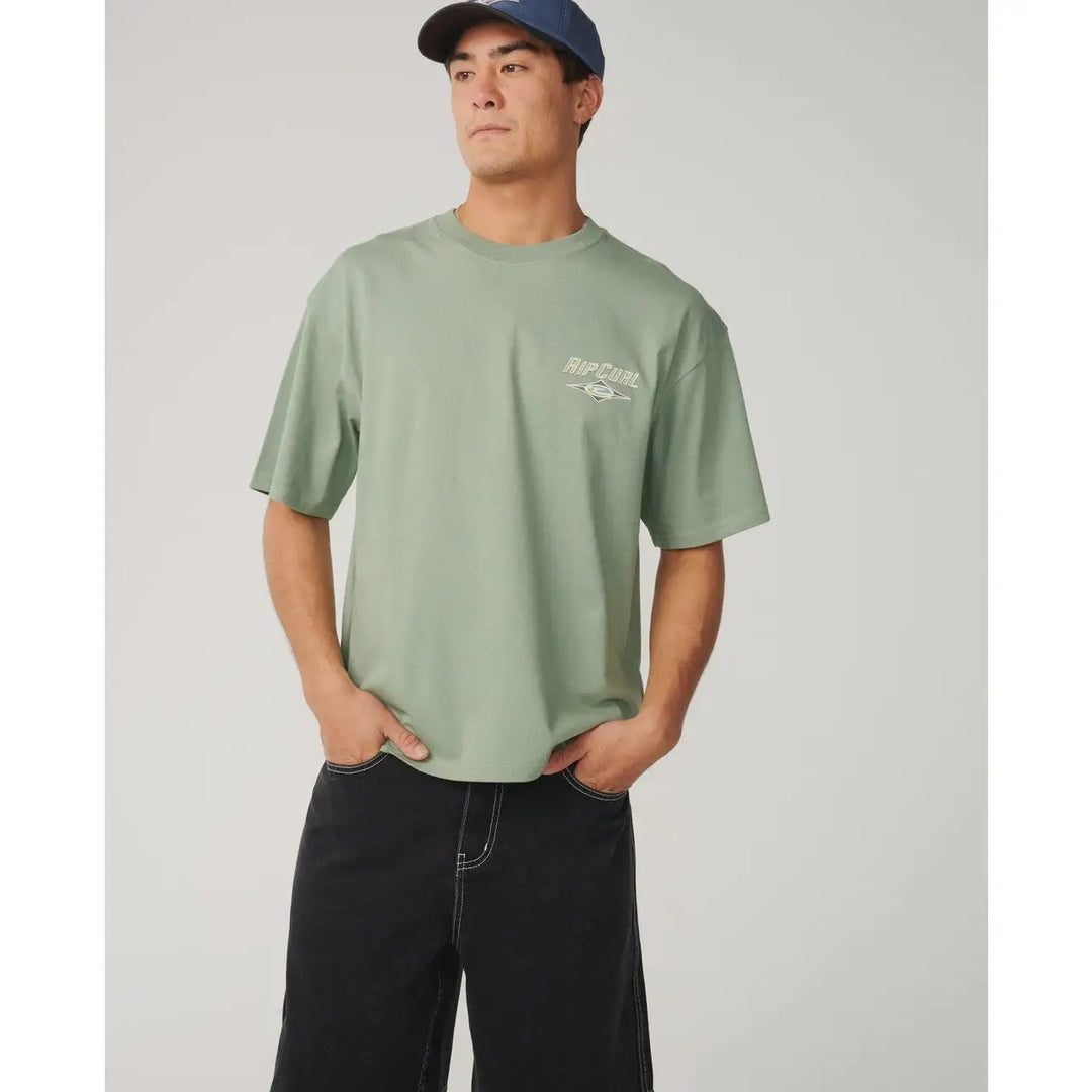 Rip Curl Heritage Icon T-Shirt - Sage / S