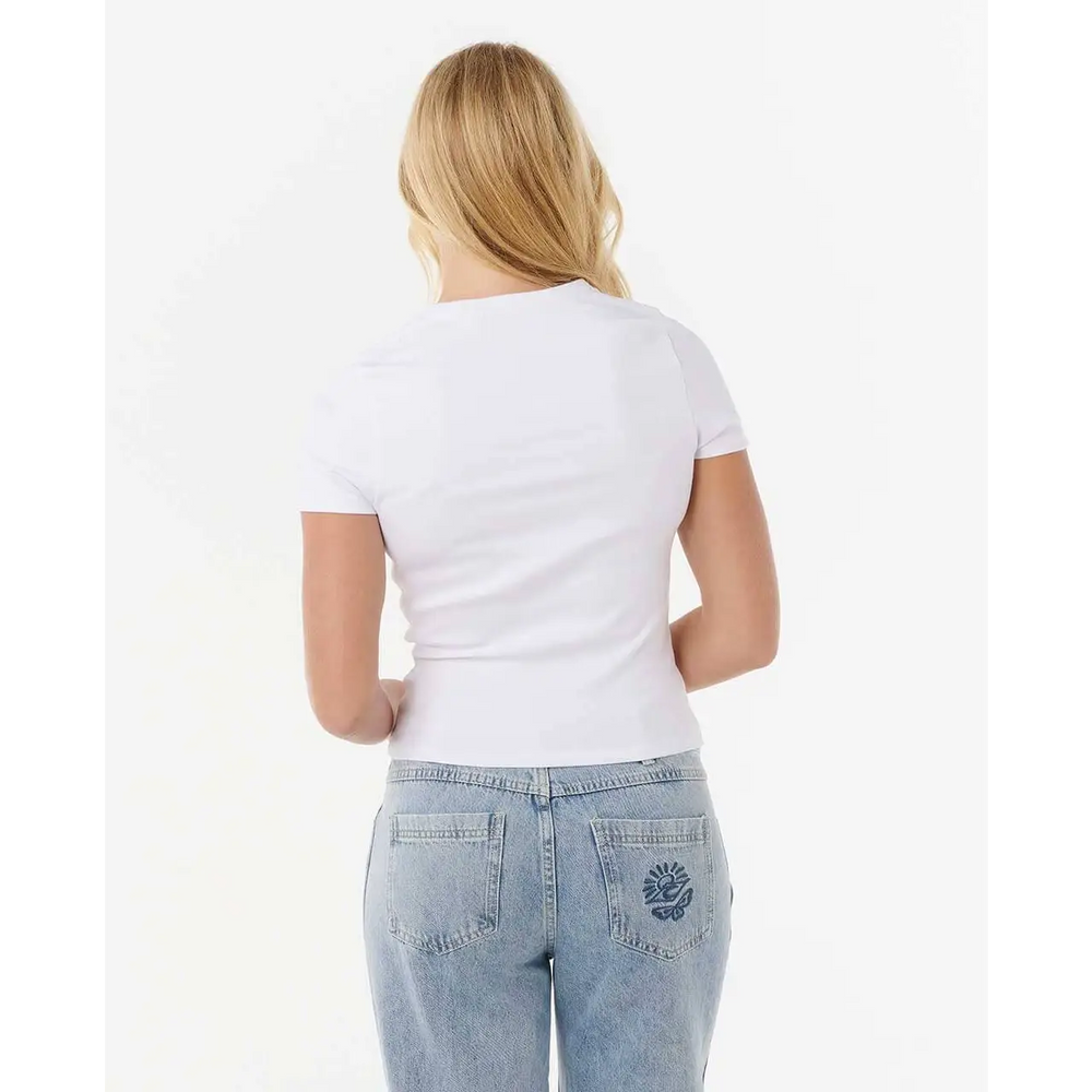 Rip Curl Hibiscus Fitted T-Shirt 