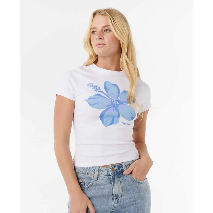 Rip Curl Hibiscus Fitted T-Shirt 