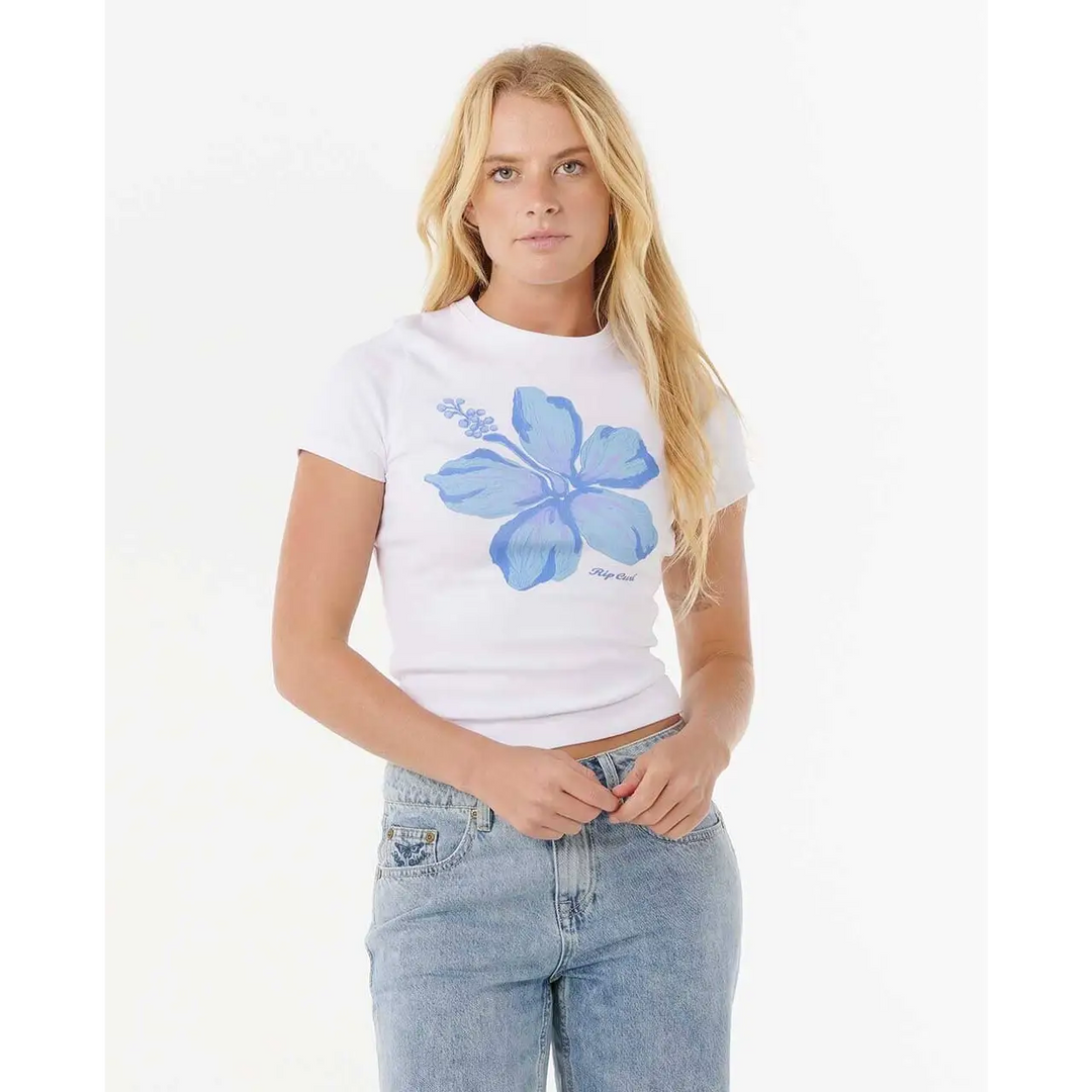 Rip Curl Hibiscus Fitted T-Shirt 
