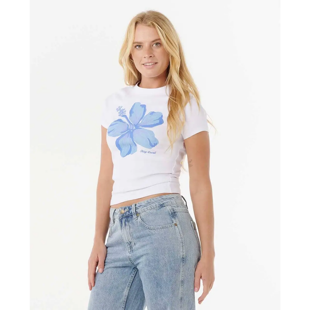 Rip Curl Hibiscus Fitted T-Shirt 