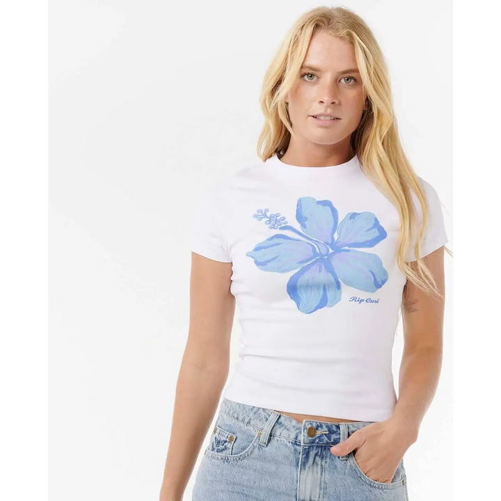 Rip Curl Hibiscus Fitted T-Shirt 