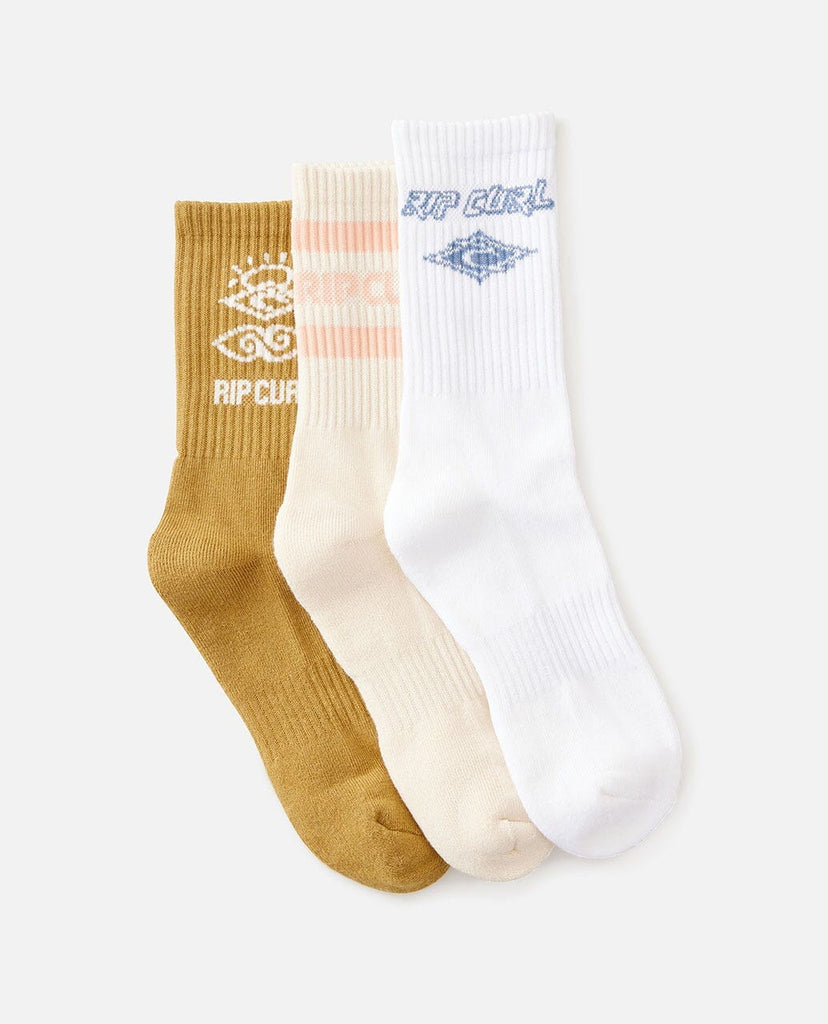 Rip Curl Icons of Surf 3-Pack Socks 