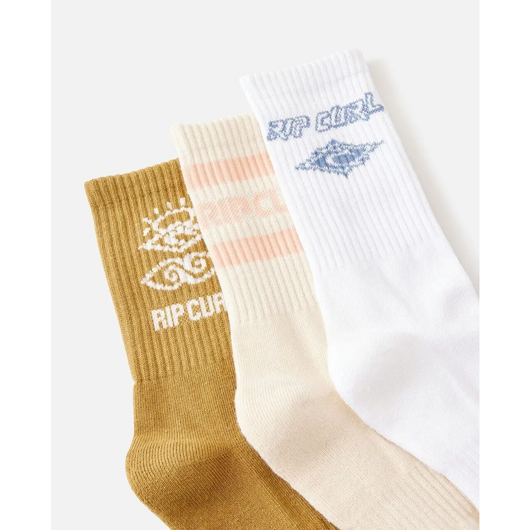 Rip Curl Icons of Surf 3-Pack Socks 