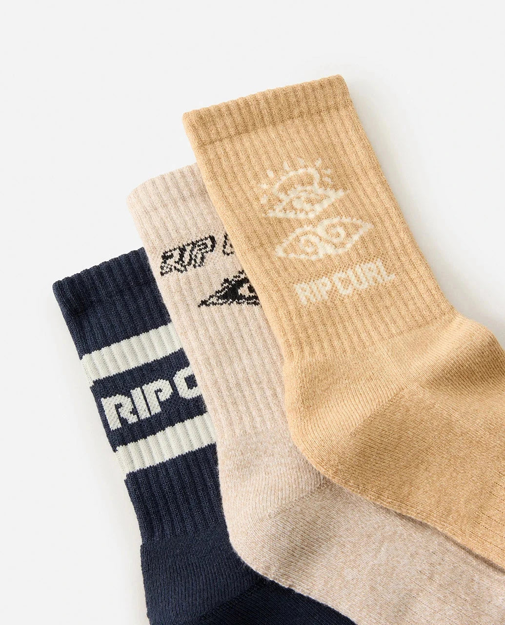 Rip Curl Icons Of Surf Socks 3 Pack 