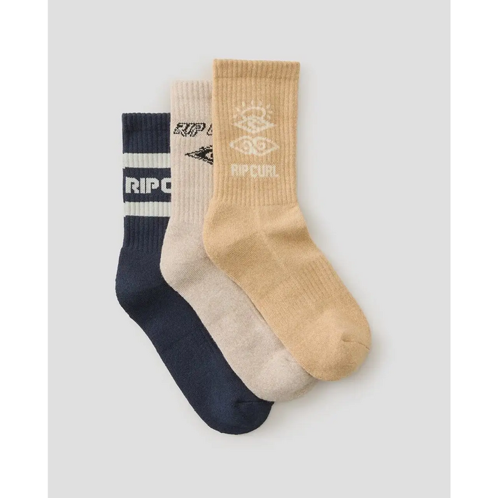 Rip Curl Icons Of Surf Socks 3 Pack 