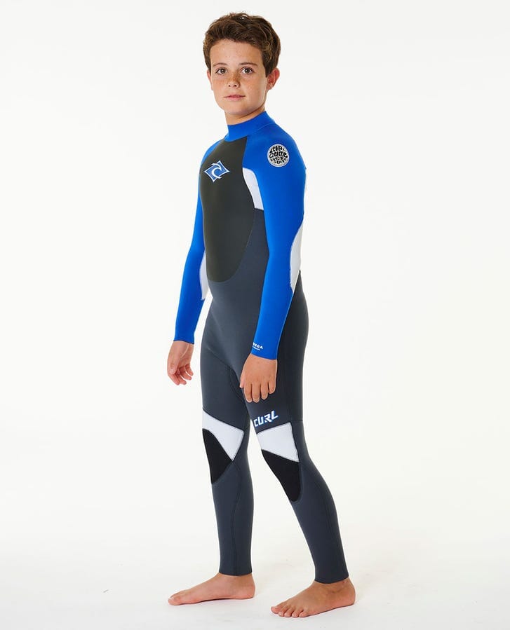 Rip Curl Kids Omega 3/2 Back Zip Wetsuit Blue 8 