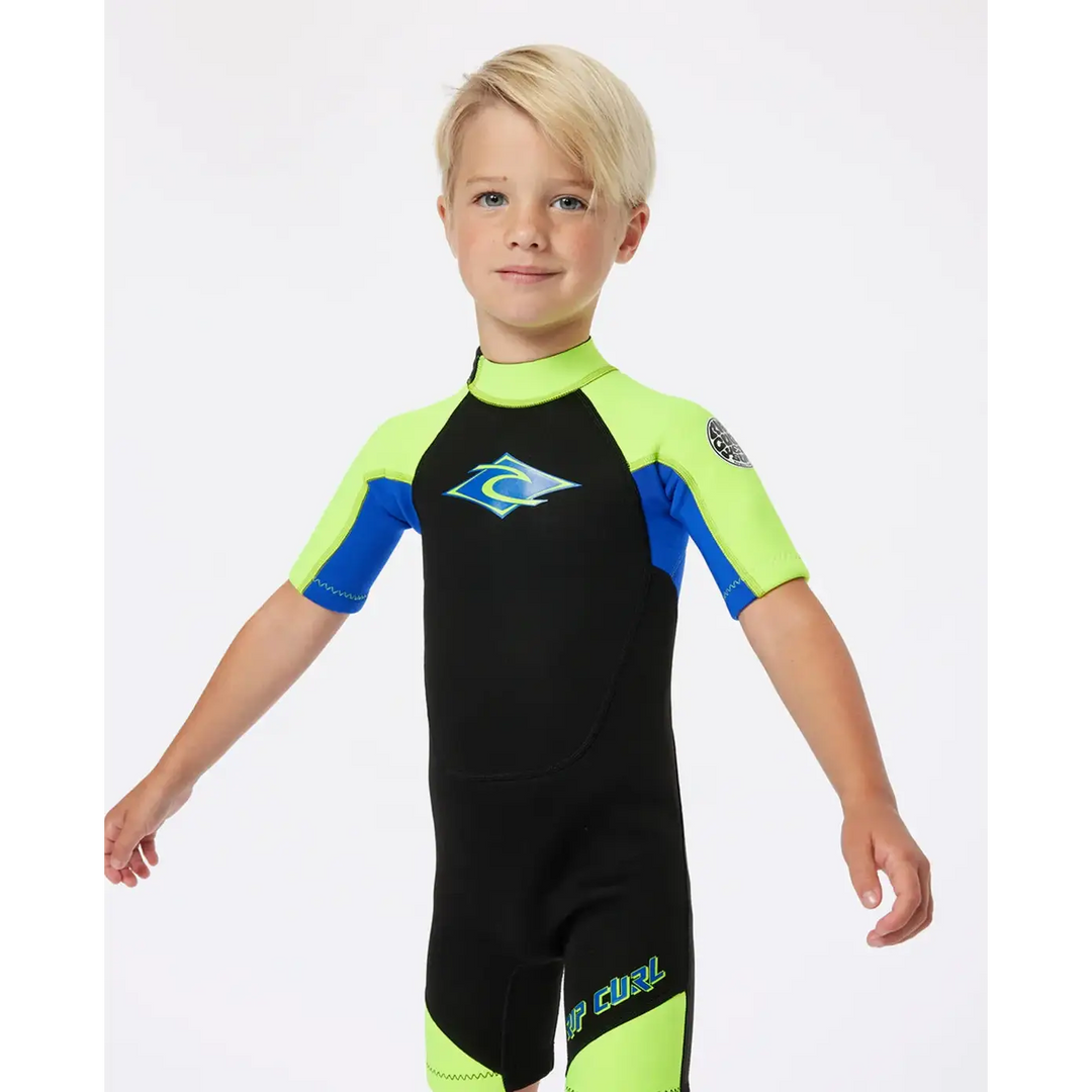Rip Curl Groms Omega Back Zip Springsuit Wetsuit 