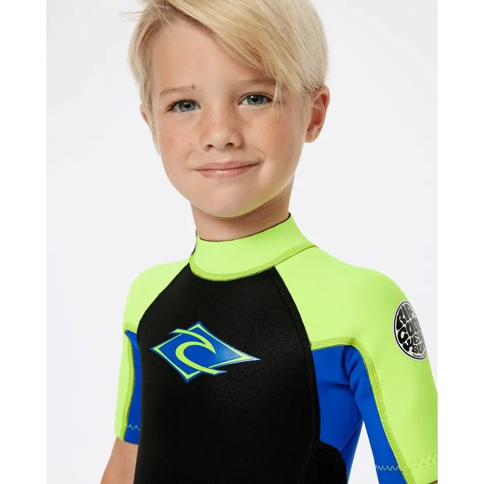 Rip Curl Groms Omega Back Zip Springsuit Wetsuit 