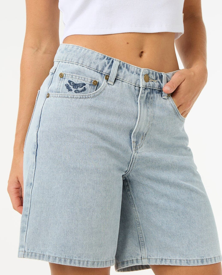 Rip Curl Las Dalias Relaxed Denim Shorts 