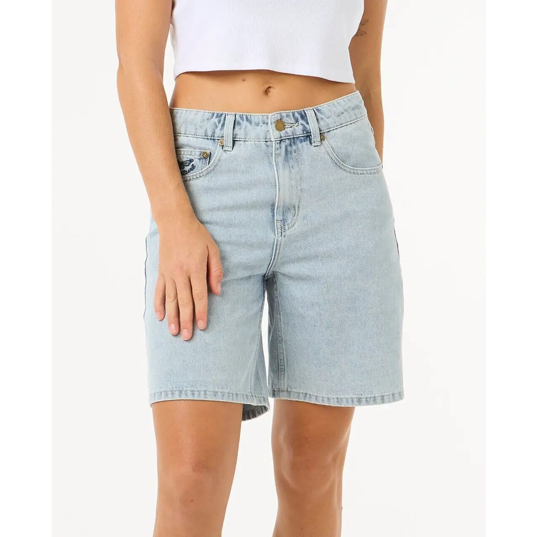 Rip Curl Las Dalias Relaxed Denim Shorts 