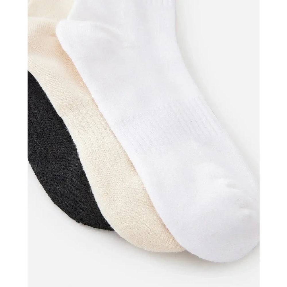 Rip Curl Logo Crew Socks 3 Pack 
